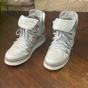 Cole Haan Silver Zero Grand wedge hiking boots sz 6